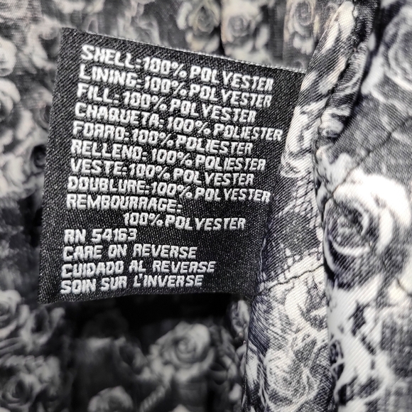 GUESS Raincoat/Jacket With Gold Accents Size Small - Picture 8 of 9